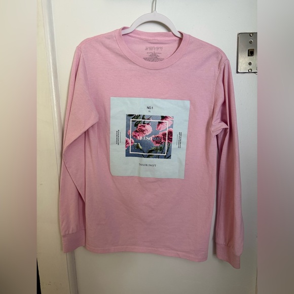 Taylor Swift Tops - Taylor Swift Lover Era AWESOME Pink LS Merch S